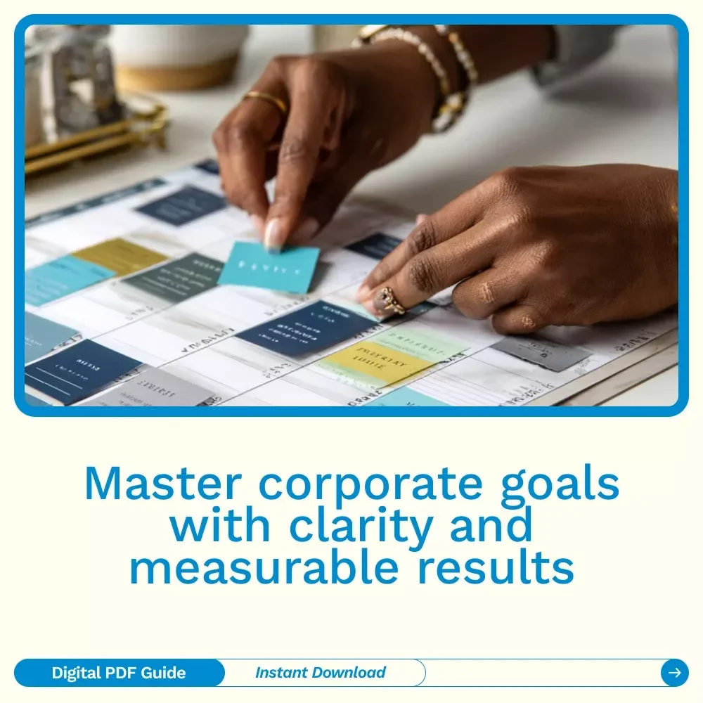 Goal Quest: Mastering Corporate Goal Setting for Success – Expert Guide to Corporate Goal Setting, SMART Goals, Tracking, and Achievement