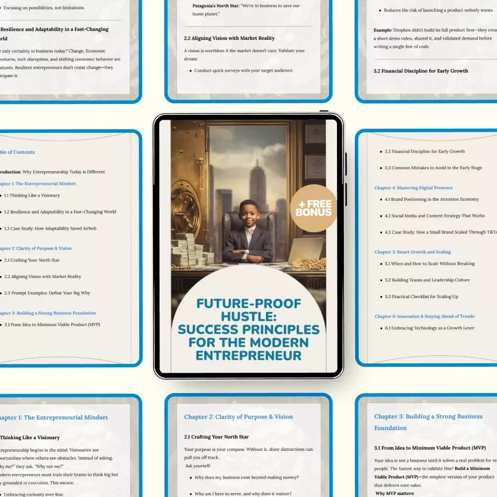 Future-Proof Hustle: Success Principles for the Modern Entrepreneur – Essential Success Principles for Modern Entrepreneurs