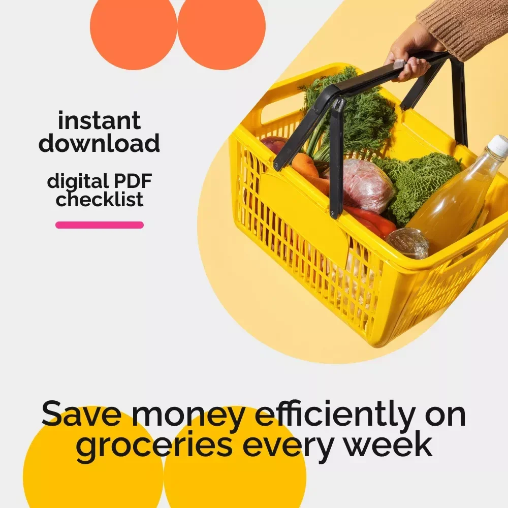 Grocery Savings Made Easy – Checklist for How to Save Money Buying Groceries Efficiently