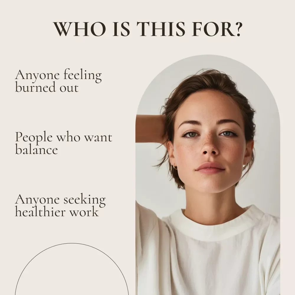 Burnout Buster Checklist: Speak Up, Recharge, and Take Control | Digital Checklist for how to talk to your manager about burnout, Workplace Stress, Boundaries & Recovery