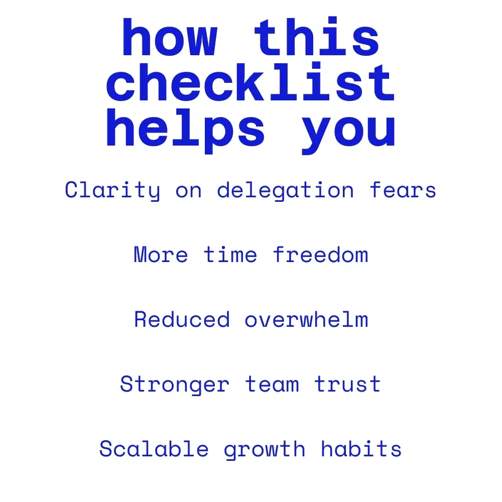 Delegate Like a Pro: Your Actionable Growth Checklist – Psychology Behind Reluctance to Delegate, Leadership Productivity, Smart Task Delegation for Entrepreneurs & Managers (Digital Download)