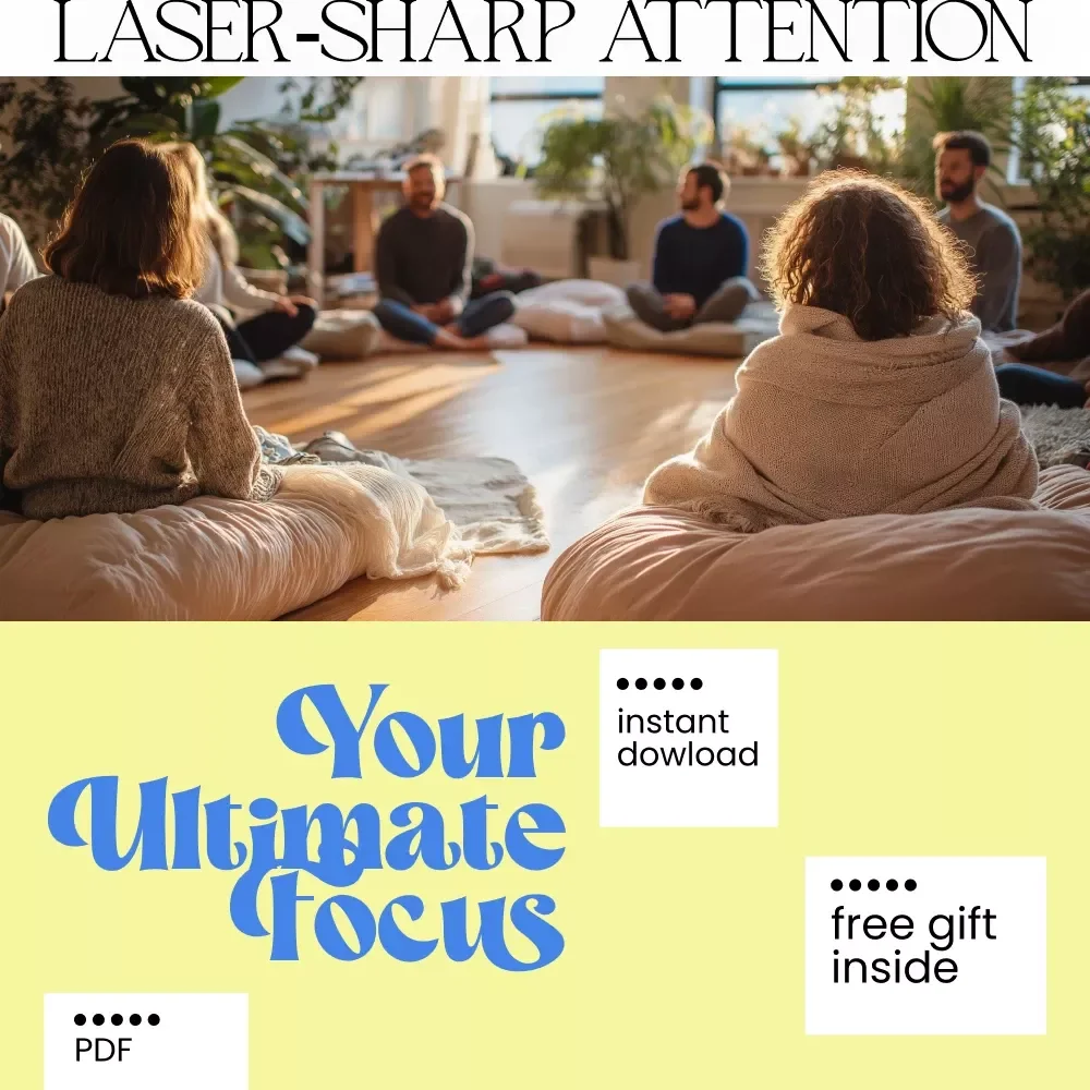 The Ultimate Focus Fixer-Upper: Your Actionable Checklist for Laser-Sharp Attention | Digital Focus Checklist | How to Improve Mental Focus Guide for Productivity & Deep Work