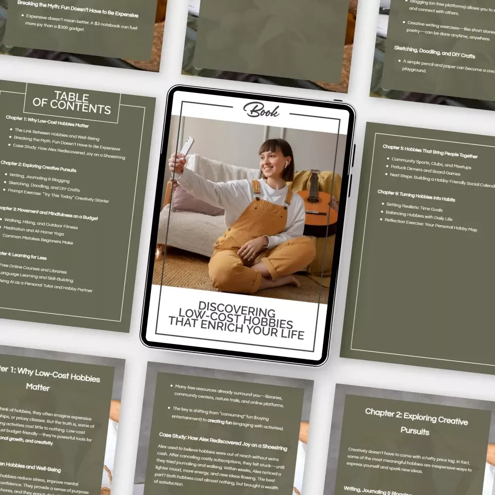 Discovering Low-Cost Hobbies That Enrich Your Life - A Complete eBook Guide