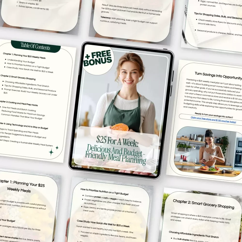 25 for a Week: Delicious and Budget-Friendly Meal Planning Guide