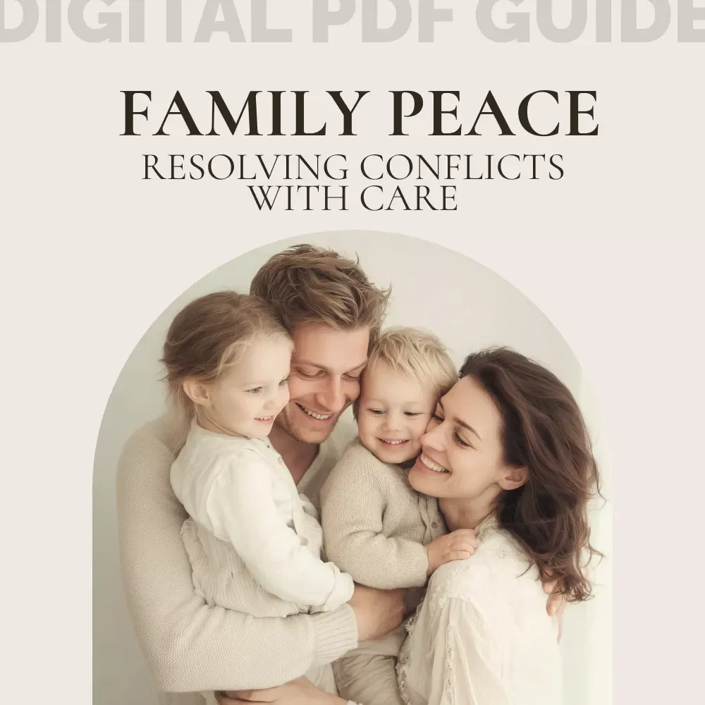 Family Peace Checklist: Your Step-by-Step Guide to Resolving Conflicts with Care - Digital Download for Stronger Family Relationships