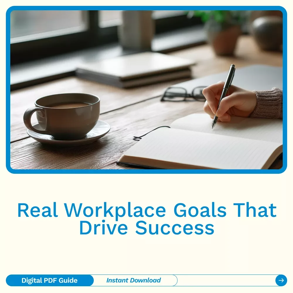 Goal Getters: Real Workplace Goals That Drive Success | Practical Workplace Goals Examples Guide