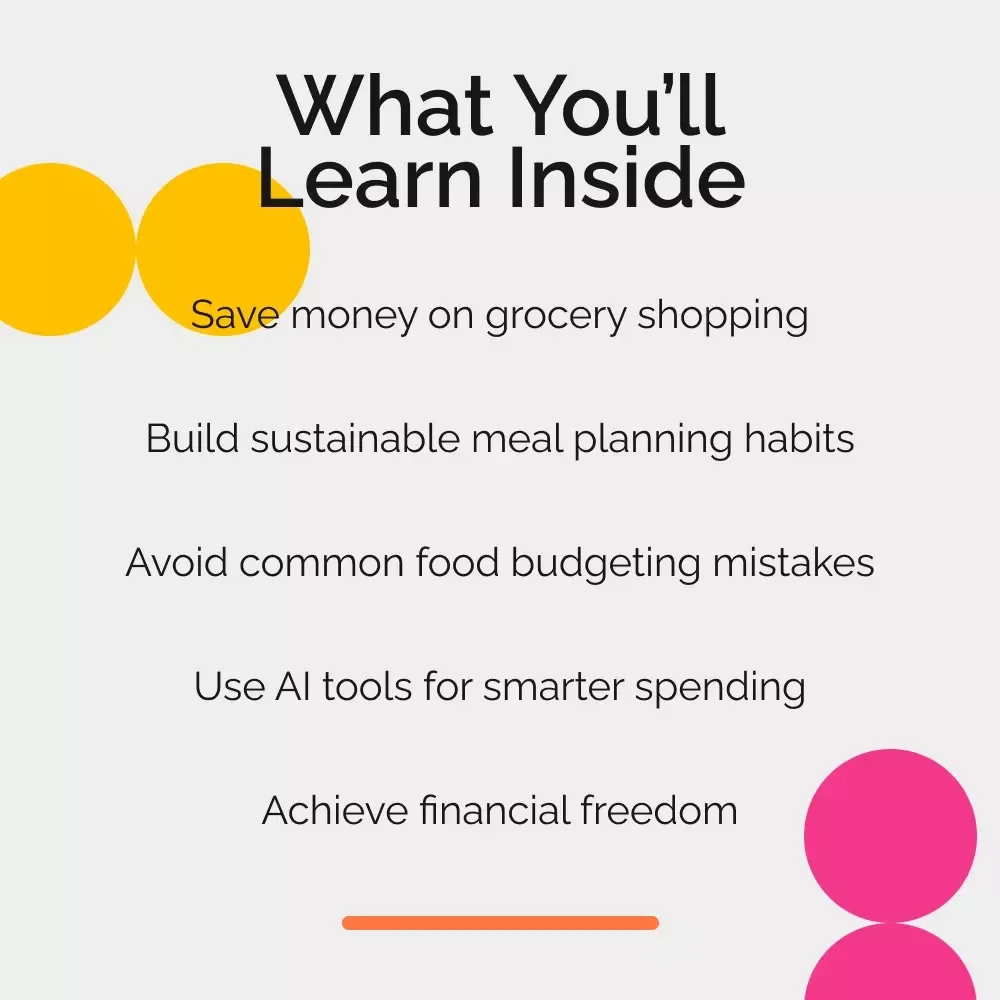 Step-by-Step Guide to Setting a Food Budget: Budget-Friendly Meal Planning, Grocery Shopping & AI Tools