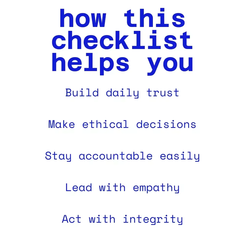 The Responsible Leader’s Power Checklist | Responsible Leadership Qualities Guide for Ethical, Accountable & Empathetic Leaders