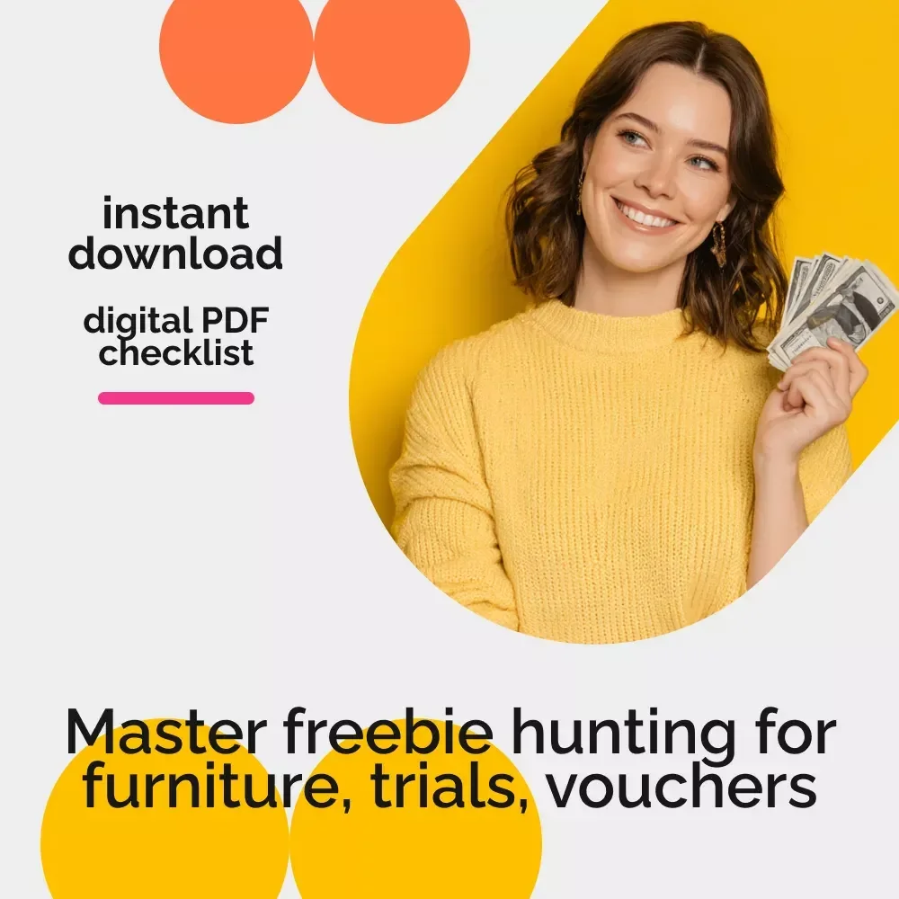 The Freebie Hunter’s Checklist: How to Find Freebies Online – Furniture, Trials, Vouchers Guide