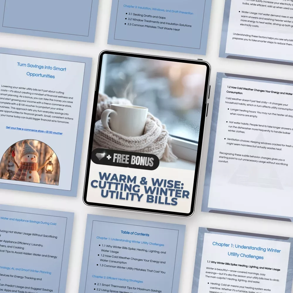 Warm & Wise: Cutting Winter Utility Bills – Practical Guide on How to Save Money on Utilities in the Winter, Smart Heating, Insulation & Energy-Saving Tips