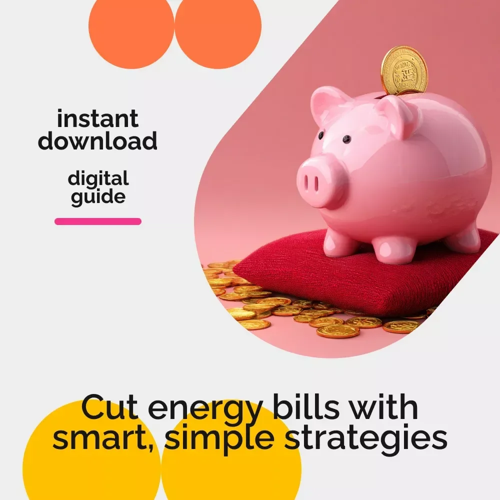 Save Smart: Easy Ways to Cut Gas & Electric Costs – How to Save on Gas and Electric Guide, Energy Bill Reduction eBook, Home Utility Savings Checklist