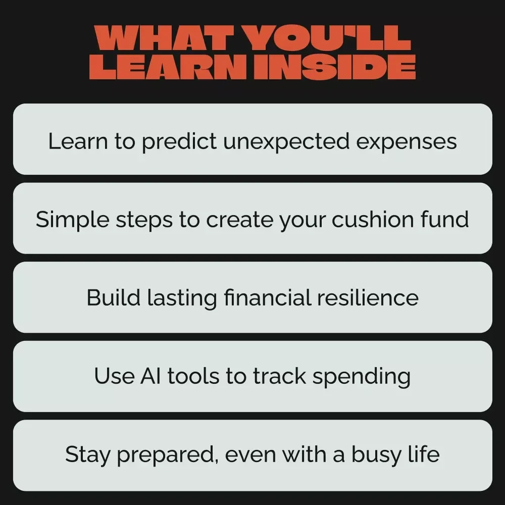 Rainy Days & Cushion Funds: Budgeting for the Unexpected - Digital Guide to Building a Financial Safety Net