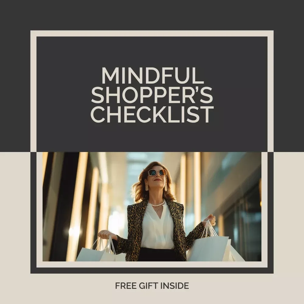 Mindful Shopper’s Checklist – How to Shop With Intention Digital Download, Intentional Spending Planner, Conscious Buying Guide, Printable Self-Reflection Tool