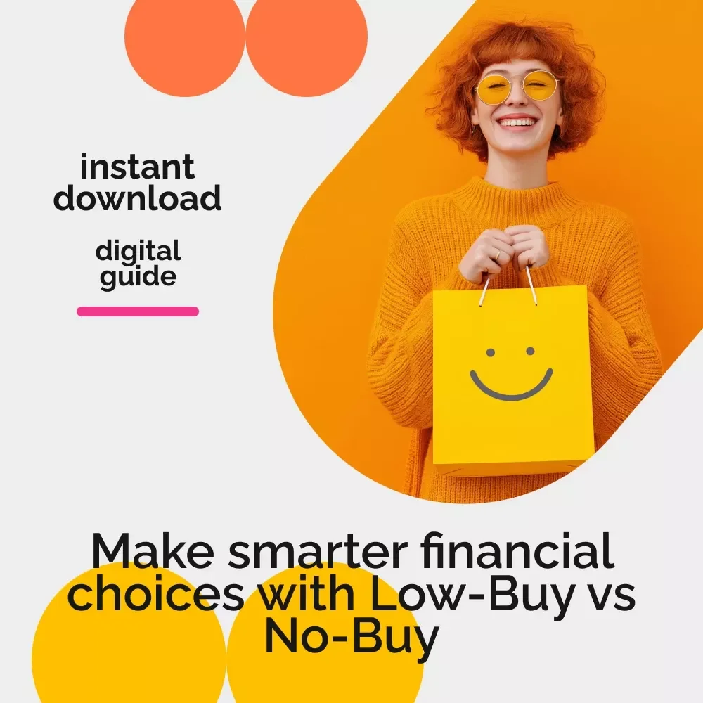 Low-Buy vs No-Buy Guide: Smart Path to Financial Freedom eBook - Budgeting Tips, Spending Strategies, and Case Studies