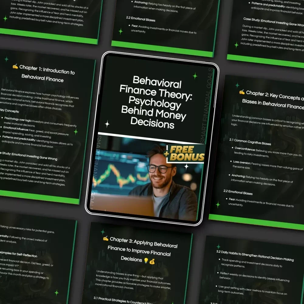 Behavioral Finance Theory: Psychology Behind Money Decisions Guide | Behavioral Finance Theory Digital Download | Money Decision-Making Psychology Guide