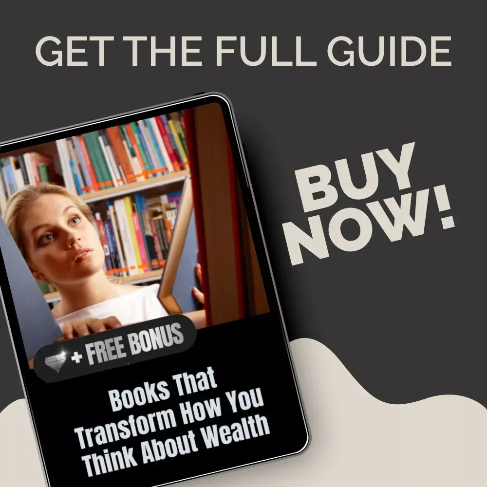 Books That Transform How You Think About Wealth | Money Mindset Guide for Personal Growth, Financial Literacy & Abundance Thinking | Digital Download | books about money mindset
