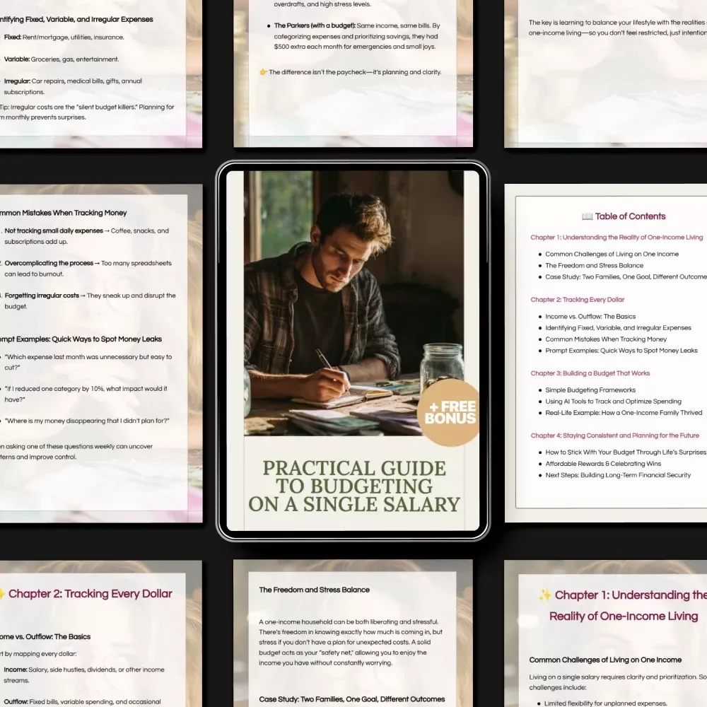 Practical Guide to Budgeting on a Single Salary - Master Your Finances and Thrive on One Income