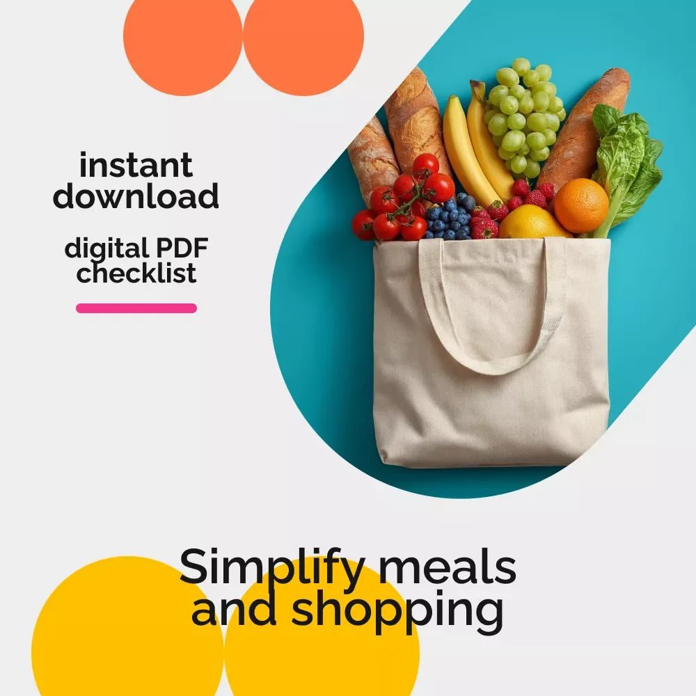 Minimalist Meal Planning: Simplify Your Cart – A Step-by-Step Checklist for Meal Planning for Minimalist Grocery Shopping, Streamline Meals, Reduce Waste, and Save Time and Money