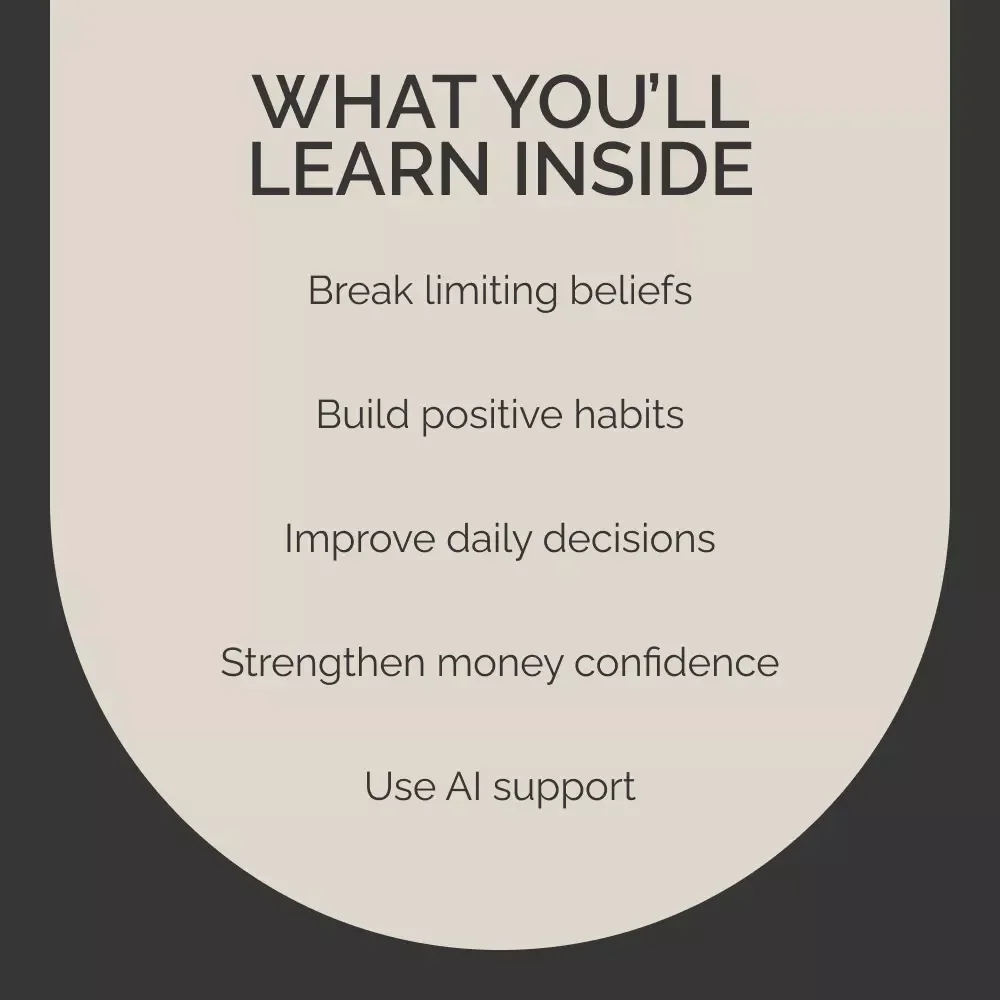 Money Mindset Reset: Transform How You Think About Wealth | Financial Wellness Guide | Change Your Money Mindset | Digital Download