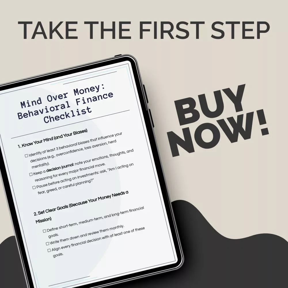 Mind Over Money: Behavioral Finance Checklist – Step-by-Step Guide on How to Start a Credit Repair Business, Master Financial Decisions, Reduce Biases, and Build Smart Money Habits