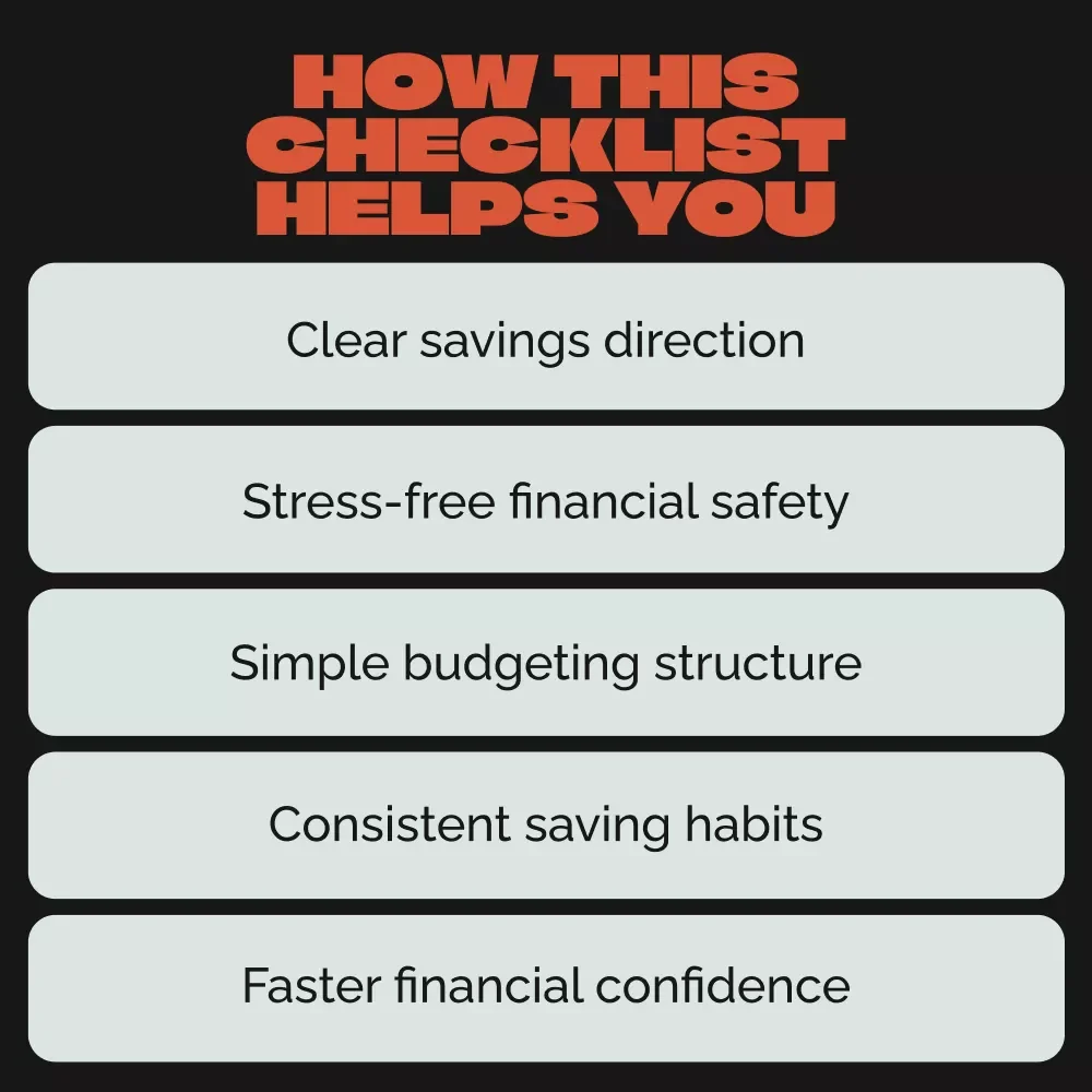 Easy Checklist to Emergency Fund Power-Up | Simple Step-by-Step Guide for How to Build Emergency Fund, Budgeting & Savings Planner, Instant Digital Download
