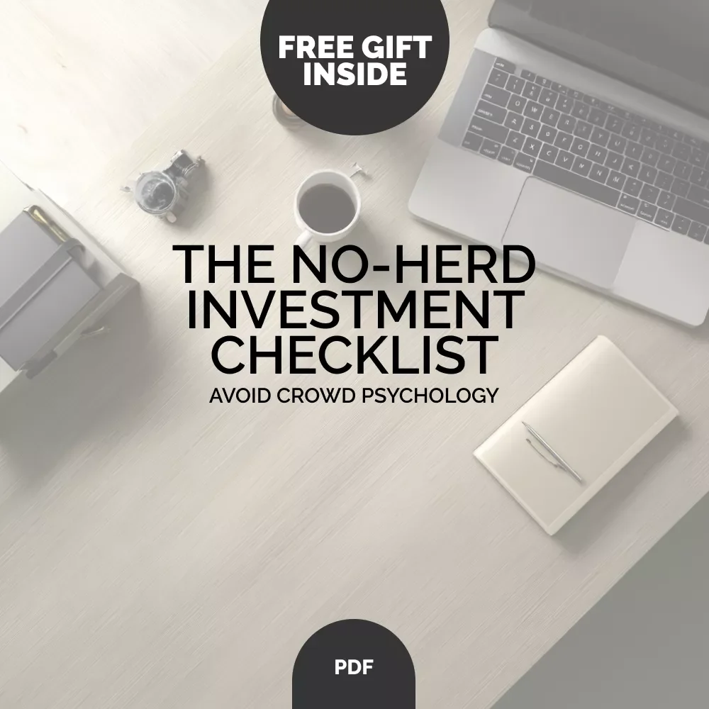 The No-Herd Investment Checklist – Smart Investor Guide to Avoid Crowd Psychology | Herd Mentality Behavioral Finance Checklist