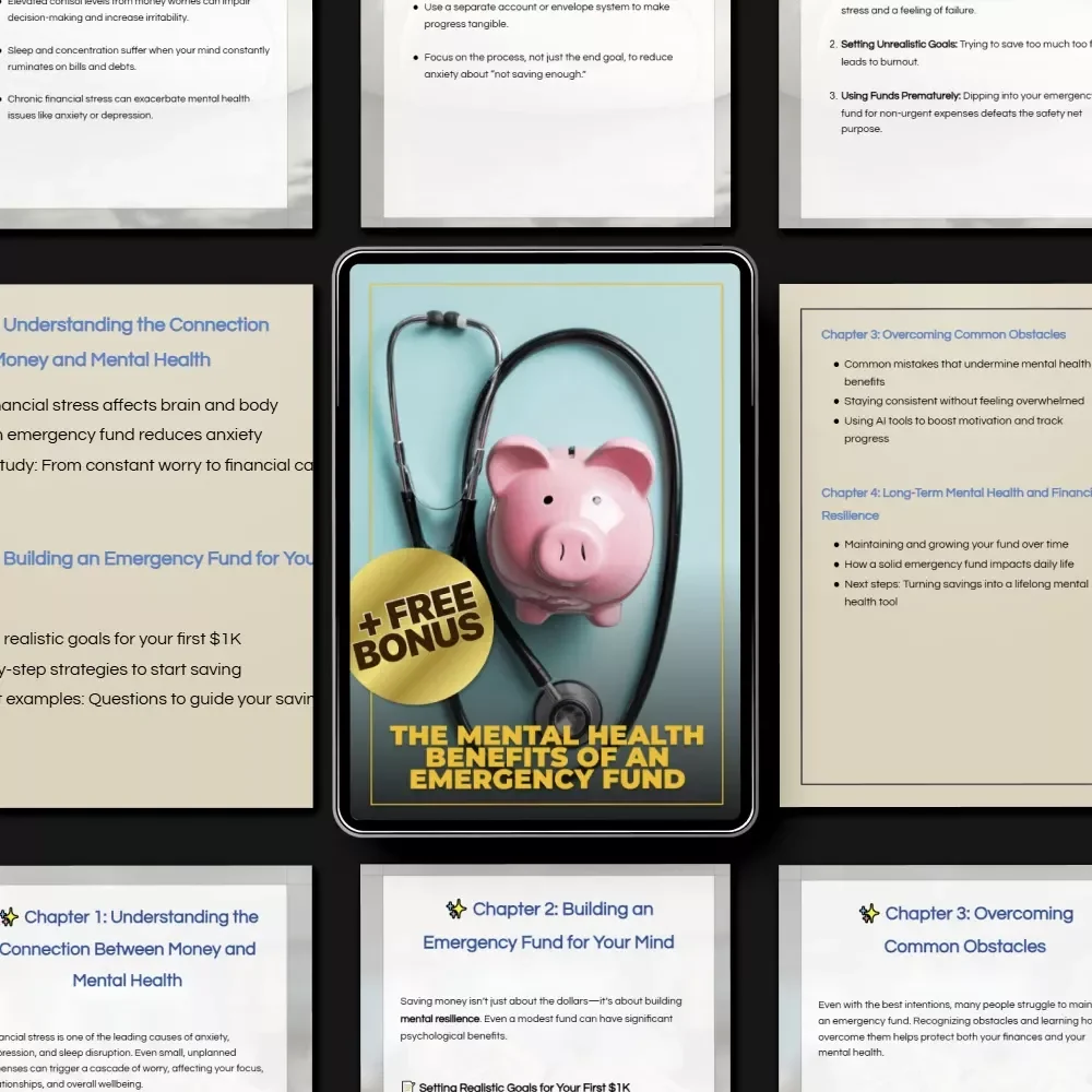 The Mental Health Benefits of an Emergency Fund – Practical Guide to Emergency Fund Mental Health Benefits, Financial Peace & Anxiety Relief