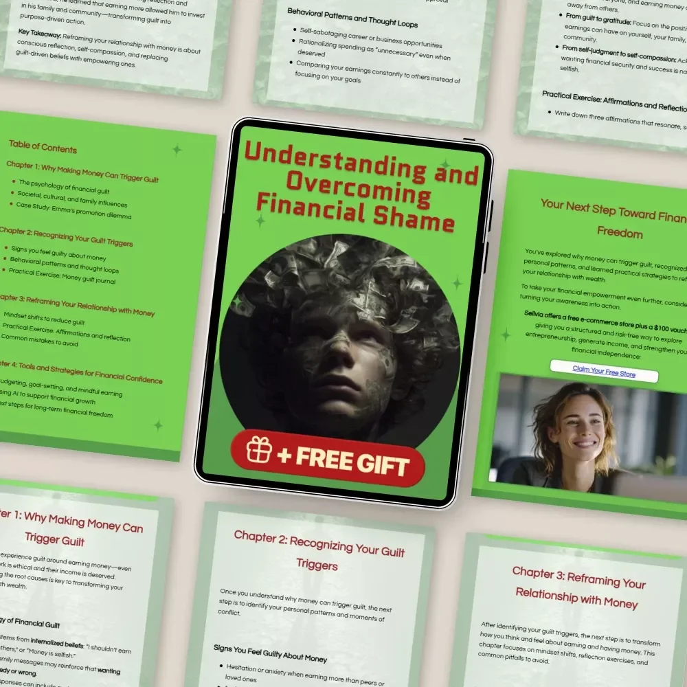 Understanding and Overcoming Financial Shame – Digital Guide for Healing Money Mindset, Confidence & Feeling Guilt Making Money