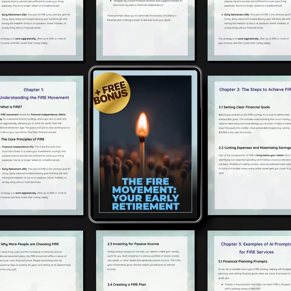 The FIRE Movement: Your Early Retirement Guide | Financial Independence Blueprint | How to FIRE Movement Roadmap | Early Retirement Digital Download