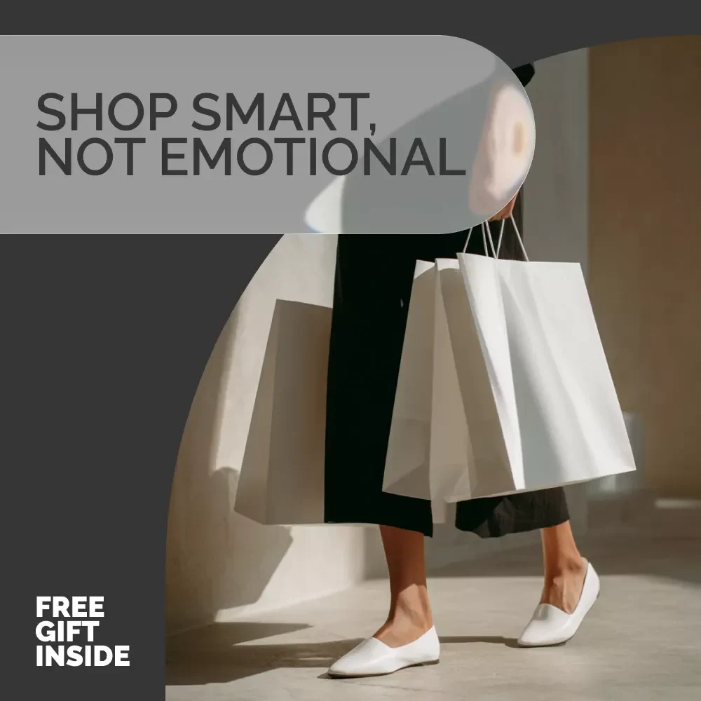 Shop Smart, Not Emotional: Avoiding Retail Therapy Traps – A Practical Guide on how to avoid retail therapy traps, Stop Impulse Buying & Build Mindful Spending Habits
