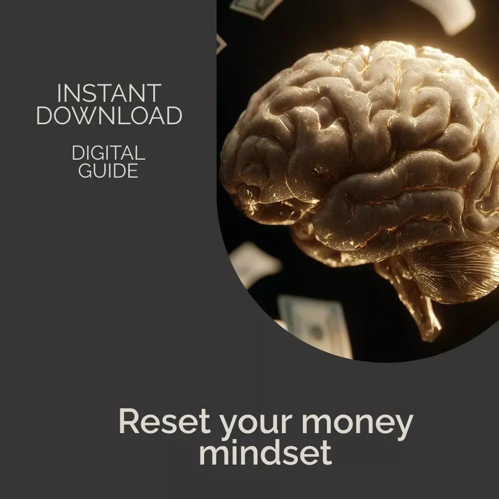 Money Mindset Reset: Transform How You Think About Wealth | Financial Wellness Guide | Change Your Money Mindset | Digital Download