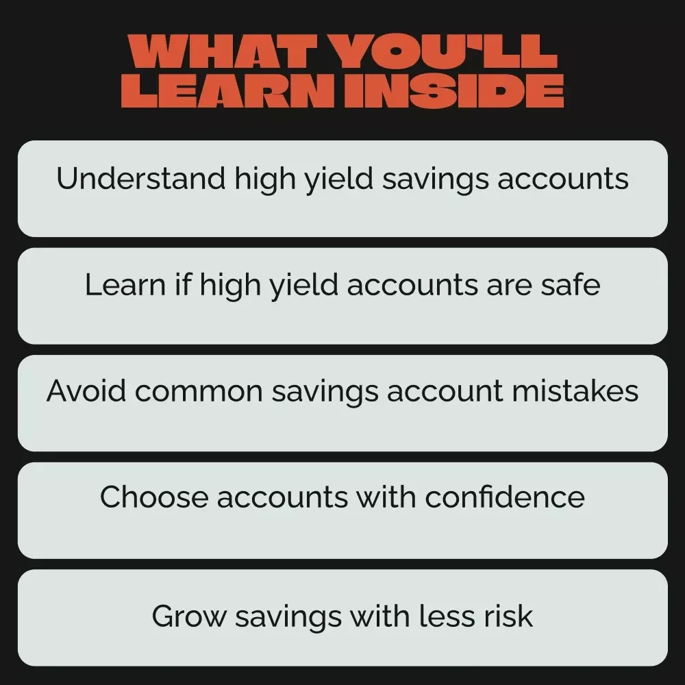 Understanding High Yield Savings Accounts | Are High Yield Savings Accounts Safe? Practical Guide to Smarter Saving & Secure Returns