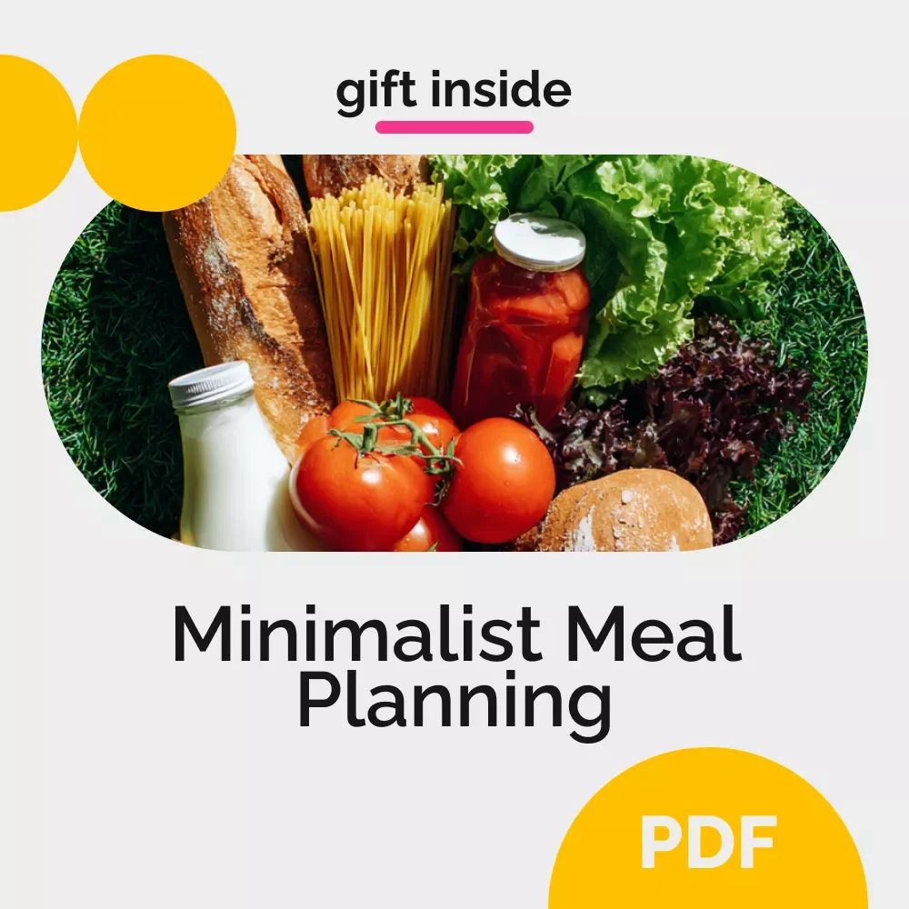 Minimalist Meal Planning: Simplify Your Cart – A Step-by-Step Checklist for Meal Planning for Minimalist Grocery Shopping, Streamline Meals, Reduce Waste, and Save Time and Money