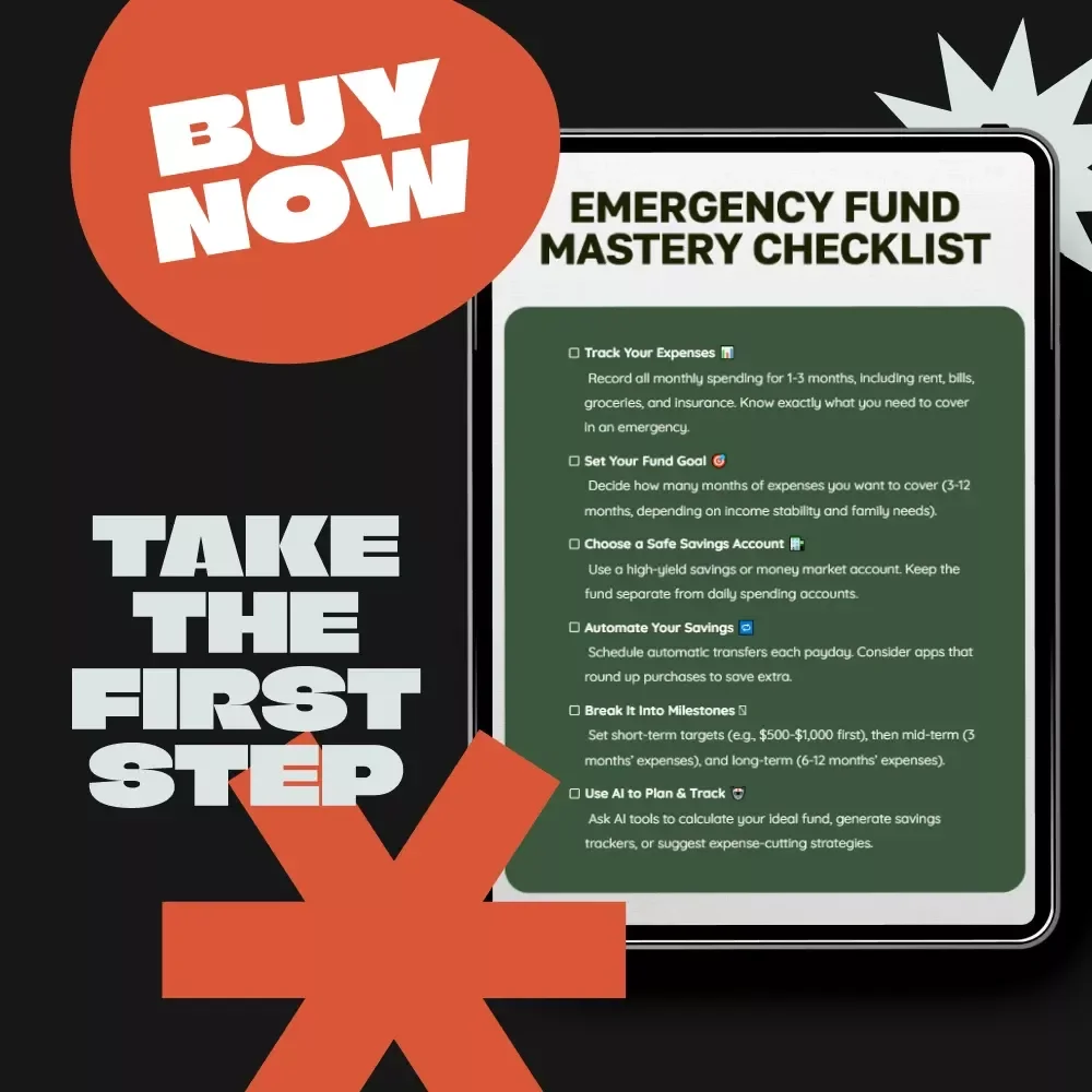 Emergency Fund Mastery Checklist - How Much Should an Emergency Fund Be? Essential Guide for Saving & Budgeting
