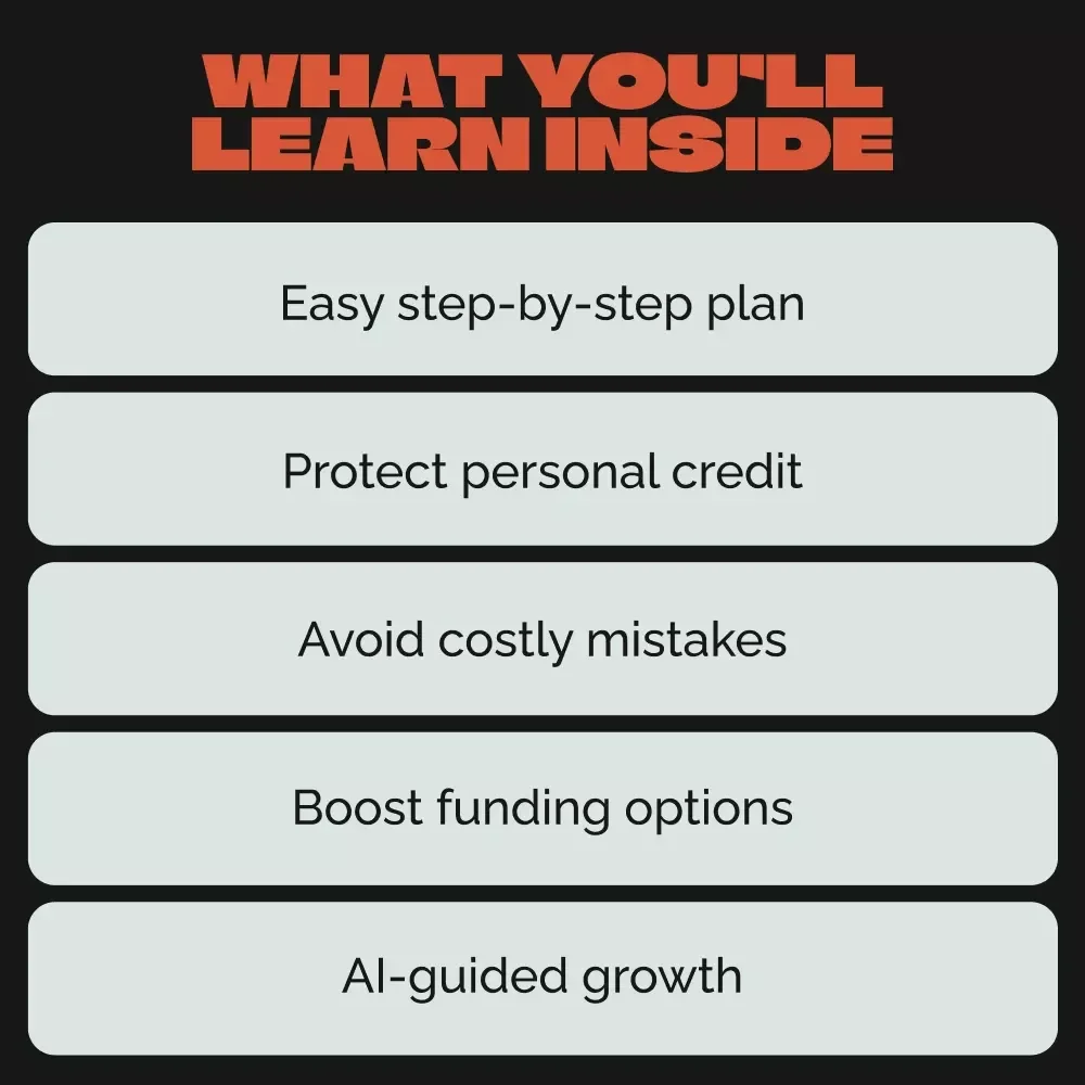 How to Build Business Credit Without Using Your Personal Score | Step-by-Step Guide for Entrepreneurs | how to build business credit without using personal credit
