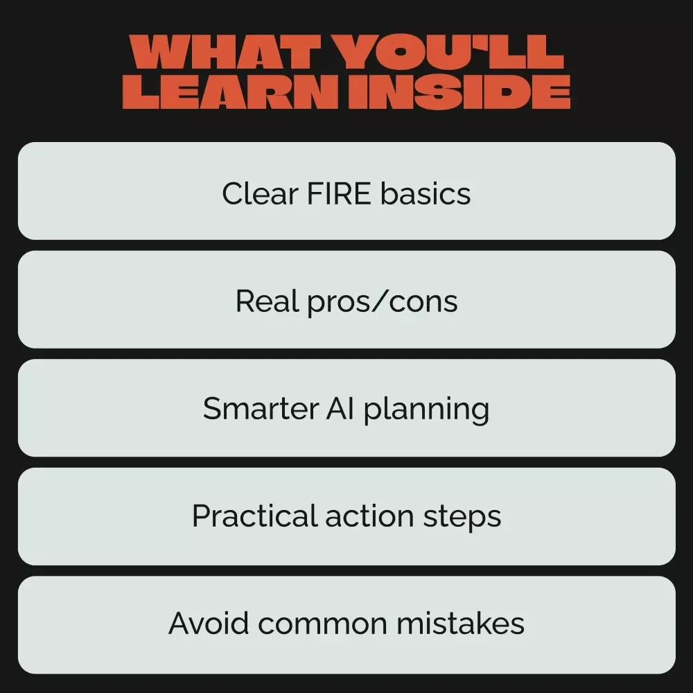 Is the FIRE Movement Realistic? Guide | Financial Independence PDF | Early Retirement Strategy | Personal Finance Planner | is the fire movement realistic