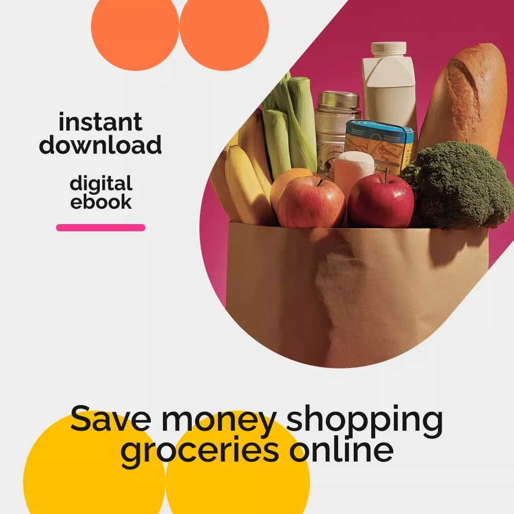 🛒 Smart Ways to Save Money on Groceries Online 💸 | Digital Grocery Budgeting eBook | How to Save Money on Groceries Online