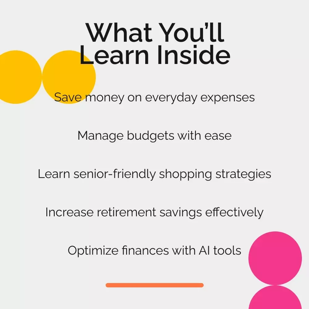 Frugal Living Tips for Seniors: Practical Guide for Saving Money in Retirement Product Description