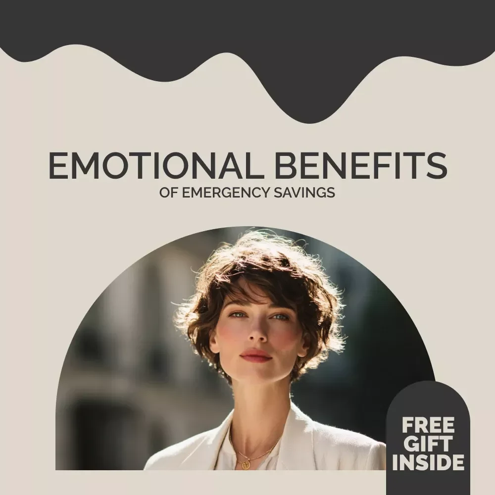 The Emotional Benefits of Emergency Savings Guide | Discover the Emotional Benefits of Emergency Savings for Stress Relief, Confidence & Financial Peace of Mind | Digital Download