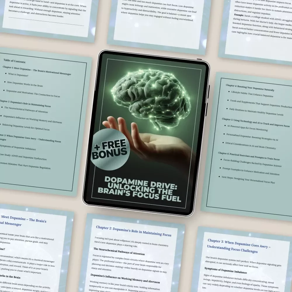 Dopamine Drive: Unlocking the Brain’s Focus Fuel – Science-Backed Focus Guide on How to Use Focus Timers and Trackers Effectively for Productivity & Motivation