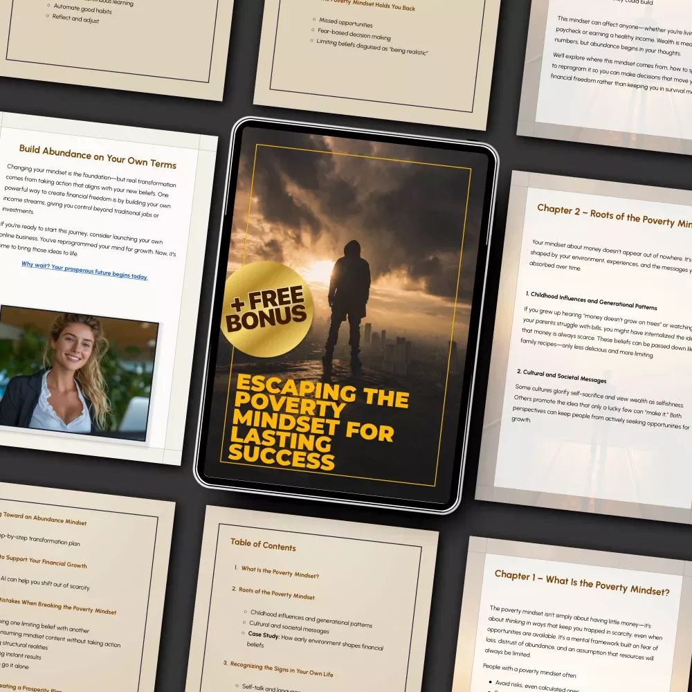 Escaping the Poverty Mindset for Lasting Success – Transform Your Money Beliefs, Build Abundance & Create Sustainable Financial Growth eBook