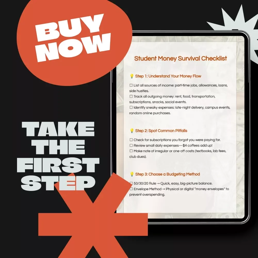 Student Money Survival Checklist: Master Your Budget & Control Your Cash Flow