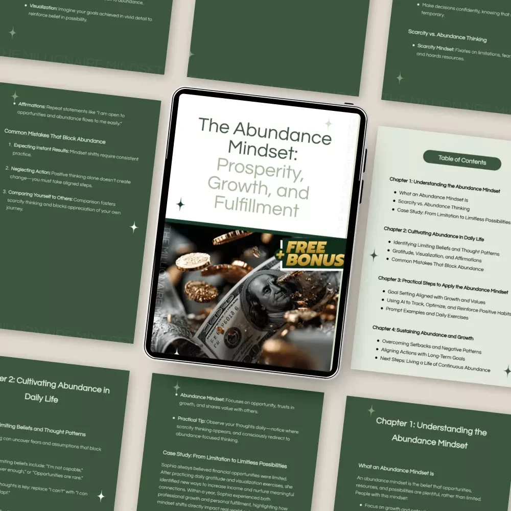 The Abundance Mindset: Prosperity, Growth, and Fulfillment - Digital Guide for Personal Transformation