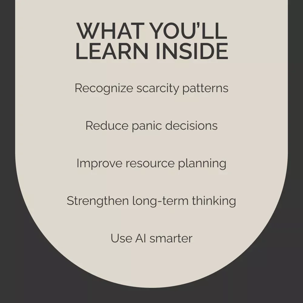 The Roots of Scarcity: What Creates Shortages and How to Overcome Them | Understanding What Causes Scarcity | Digital Guide PDF