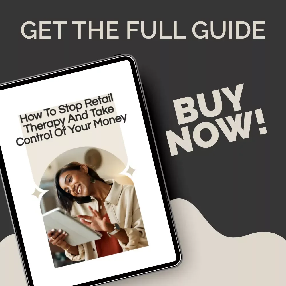 How to Stop Retail Therapy and Take Control of Your Money — Financial Wellness Guide for Impulse Spending, Emotional Spending Help, Printable Budget Mindset Tools, Digital Download | how to stop retail therapy