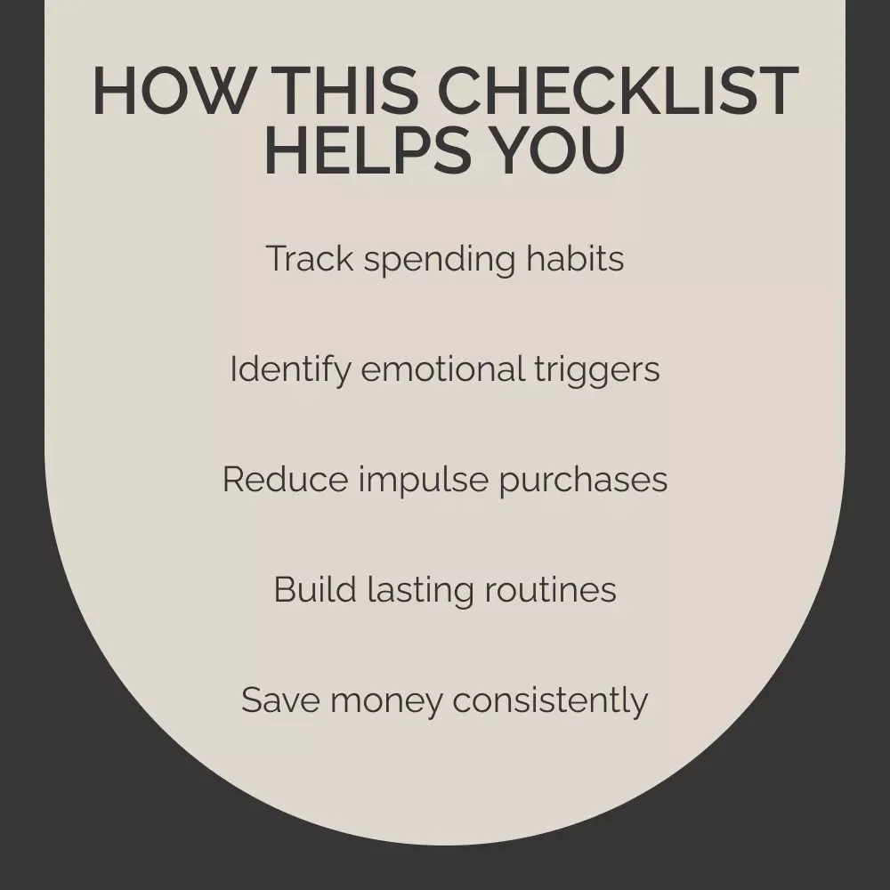 Emotional Spending Action Checklist – Step-by-Step Guide on How to Cut Emotional Spending Habits, Stop Impulse Buying, and Take Control of Your Finances