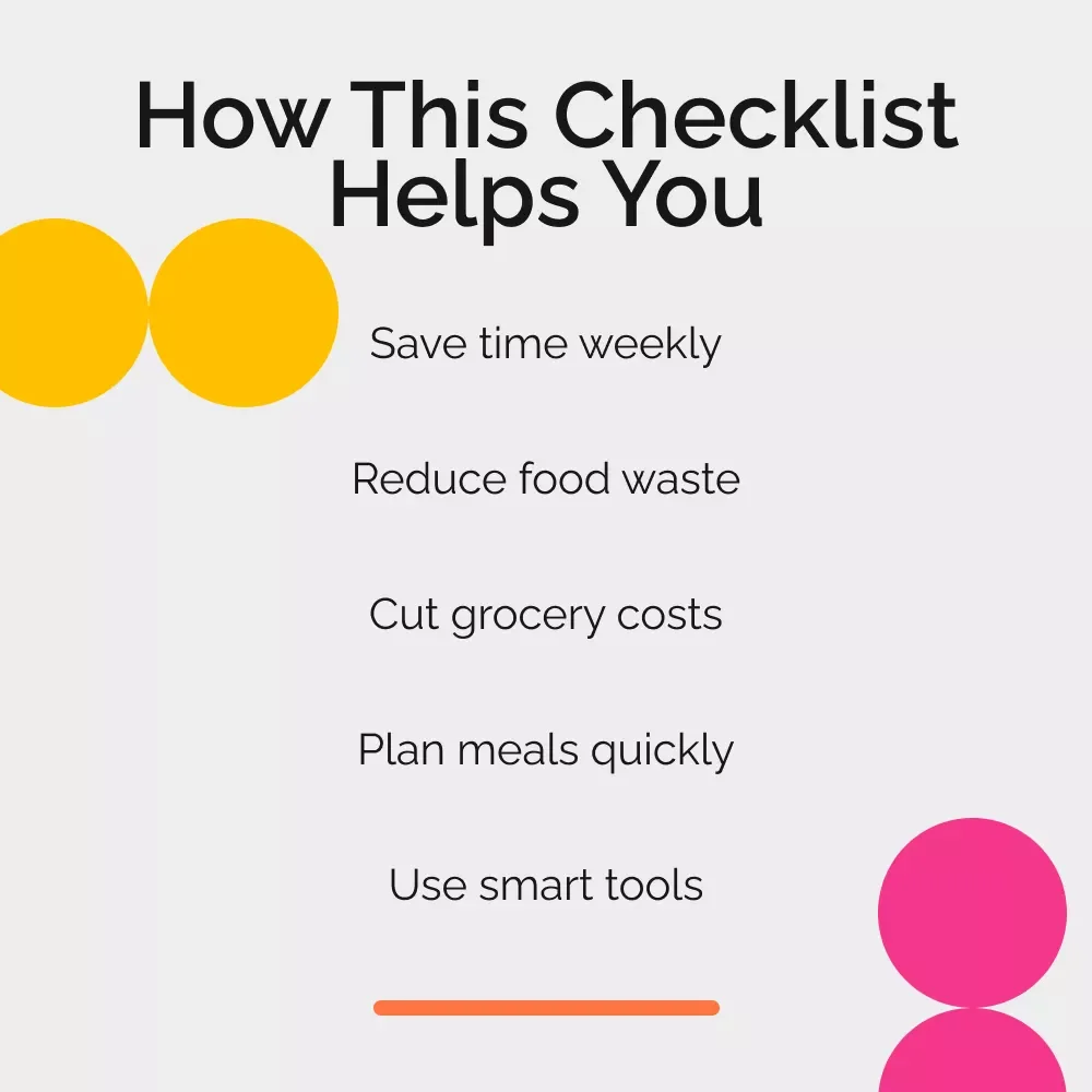 Minimalist Meal Planning: Simplify Your Cart – A Step-by-Step Checklist for Meal Planning for Minimalist Grocery Shopping, Streamline Meals, Reduce Waste, and Save Time and Money
