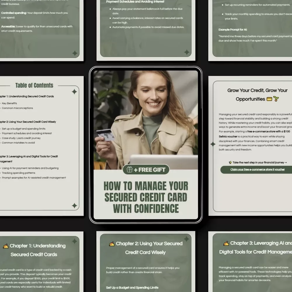How to Manage Your Secured Credit Card with Confidence – A Step-by-Step Guide on How to Manage a Secured Credit Card, Build Credit Smartly & Take Control of Your Financial Future