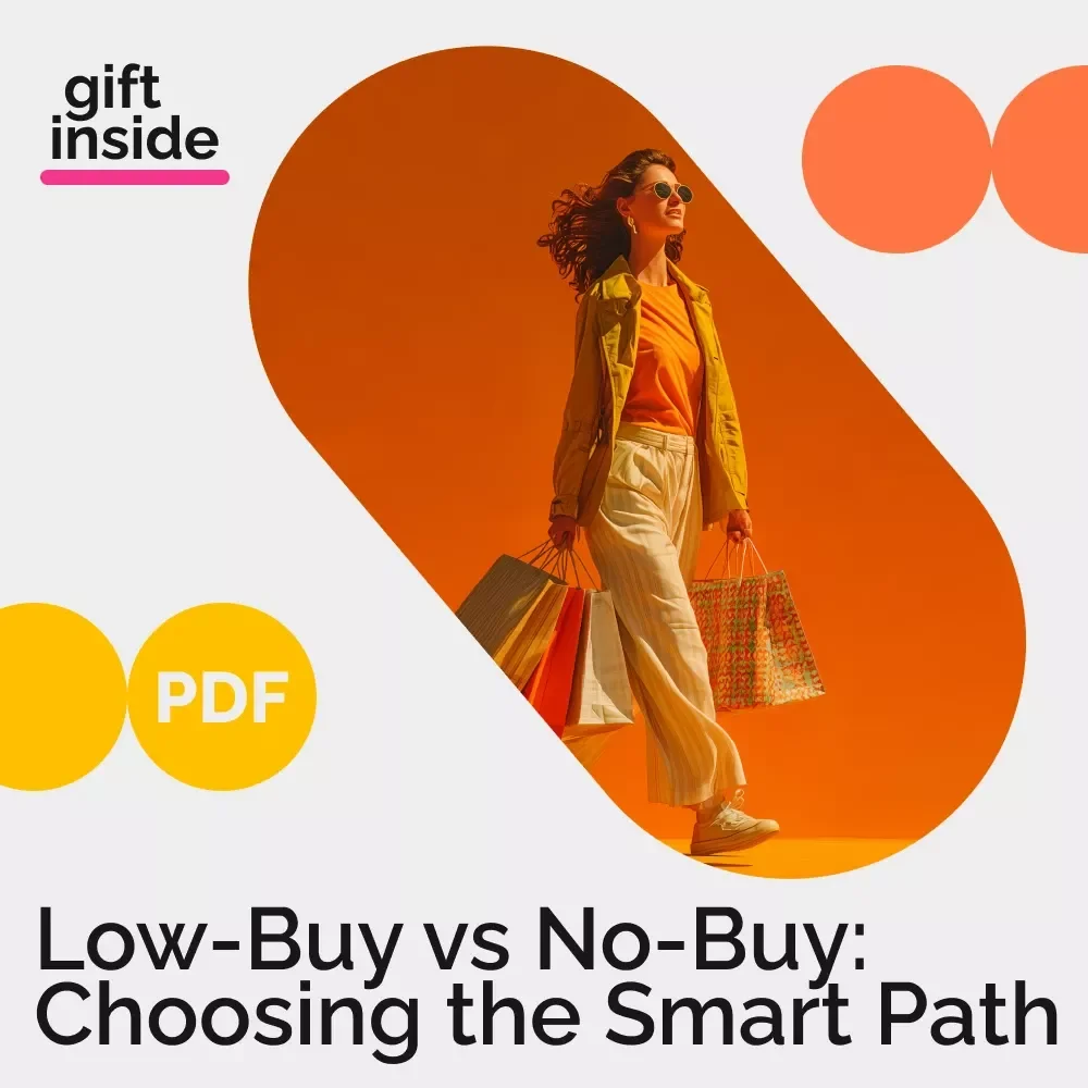 Low-Buy vs No-Buy Guide: Smart Path to Financial Freedom eBook - Budgeting Tips, Spending Strategies, and Case Studies