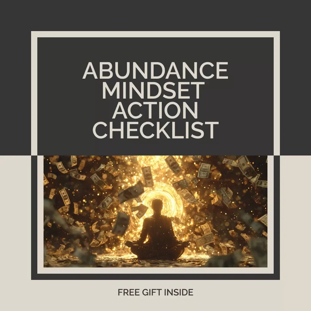 Abundance Mindset Action Checklist | Digital Download for Personal Growth, Positive Thinking, and Belief in Abundance